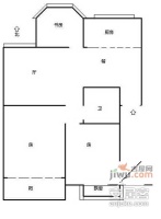 湖畔莲花港家园2室2厅1卫97㎡户型图