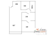 湖畔莲花港家园3室2厅2卫128㎡户型图