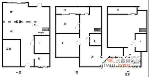 水木清华别墅5室3厅3卫392㎡户型图