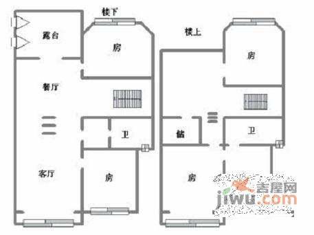 西湖捌号公馆4室2厅2卫203㎡户型图