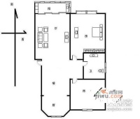 星洲花園2室2廳1衛87㎡戶型圖