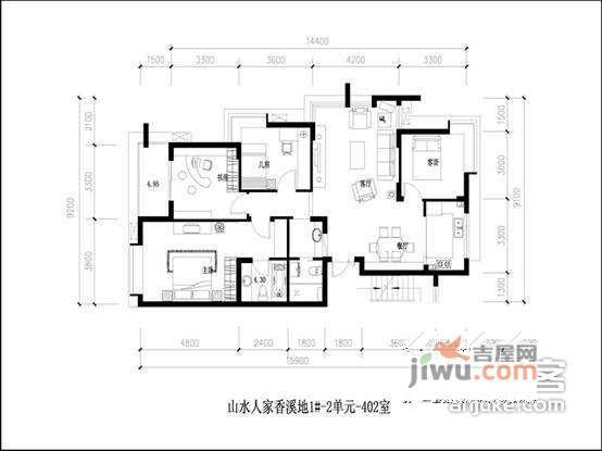 西湖高尔夫别墅6室3厅4卫530㎡户型图