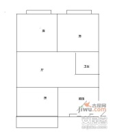 远东新月公寓2室2厅1卫94㎡户型图