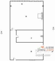 小河路385号小区1室1厅1卫户型图