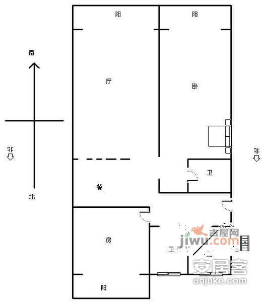 月桂花园5室2厅3卫280㎡户型图