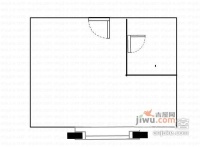 宏丰家具城小区1室1厅1卫90㎡户型图