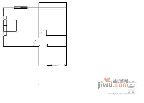 银枪新村2室0厅1卫户型图