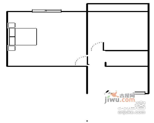 银枪新村1室1厅1卫户型图