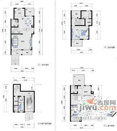 清源上林湖5室2厅3卫310㎡户型图