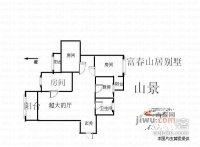 五月香山3室2厅1卫户型图