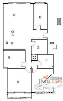 望江公寓3室2厅2卫140㎡户型图