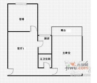 天园阁2室1厅1卫91㎡户型图