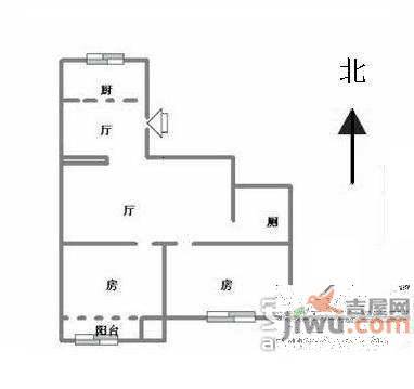 怡静坊3室1厅1卫户型图