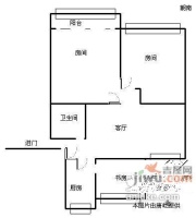 颐景山庄2室2厅1卫101㎡户型图