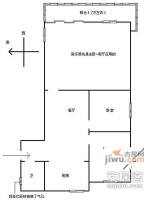 万寿亭公寓3室1厅1卫户型图