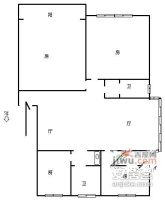 泰和苑3室2厅2卫130㎡户型图