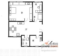 天安假日公寓3室2厅1卫129㎡户型图