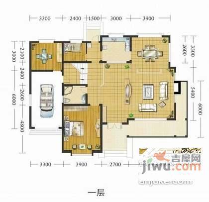 云栖蝶谷5室2厅3卫223㎡户型图