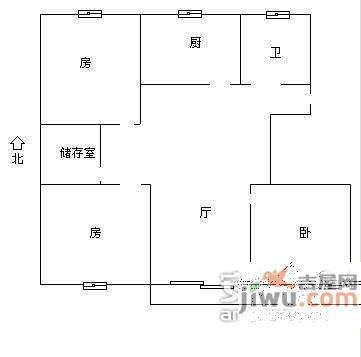 雅士苑3室2厅2卫138㎡户型图