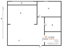 钱江六苑2室1厅1卫89㎡户型图