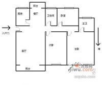 金都富春山居4室2厅3卫250㎡户型图