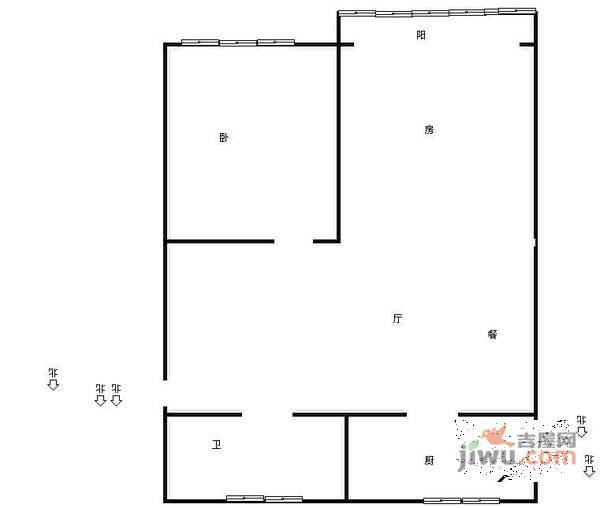 金都富春山居5室2厅2卫330㎡户型图