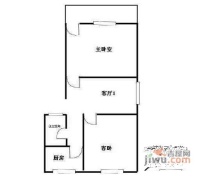 海獅溝2室1廳1衛60㎡戶型圖