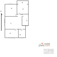 良渚花苑3室2厅1卫115㎡户型图