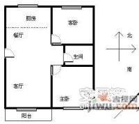 良渚花苑2室2厅1卫97㎡户型图