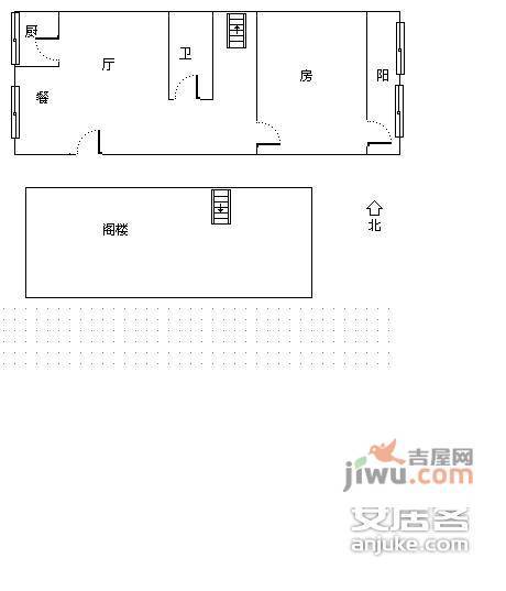 平海公寓3室1厅1卫户型图