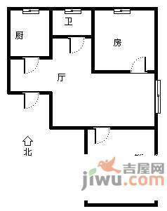 望江新园二园2室2厅1卫121㎡户型图