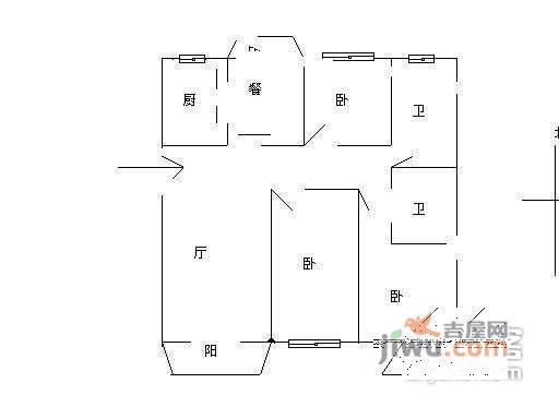 林语别墅6室3厅5卫486㎡户型图