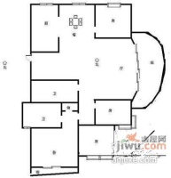 林语别墅5室2厅3卫400㎡户型图