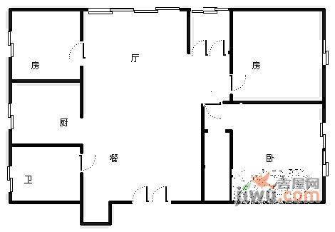 水澄花园北苑3室2厅2卫148㎡户型图