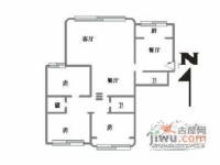 凤起苑3室2厅2卫169㎡户型图