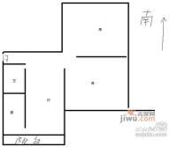 陆家圩小区水清苑2室1厅1卫79㎡户型图