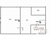 春波小區1室1廳1衛50㎡戶型圖