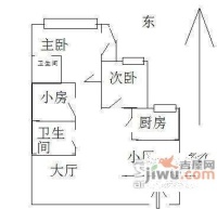 三华园3室2厅1卫户型图