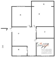 厚誠公寓3室1廳1衛89㎡戶型圖