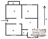 南安小区3室1厅1卫102㎡户型图