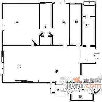 东方豪园3室2厅2卫153㎡户型图