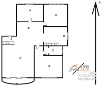 华苑公寓3室2厅1卫112㎡户型图