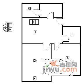 华苑公寓3室1厅1卫113㎡户型图