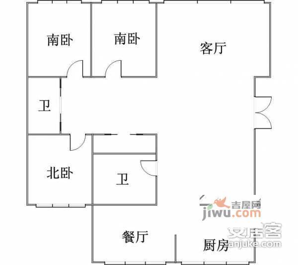 长岛之春5室3厅2卫216㎡户型图