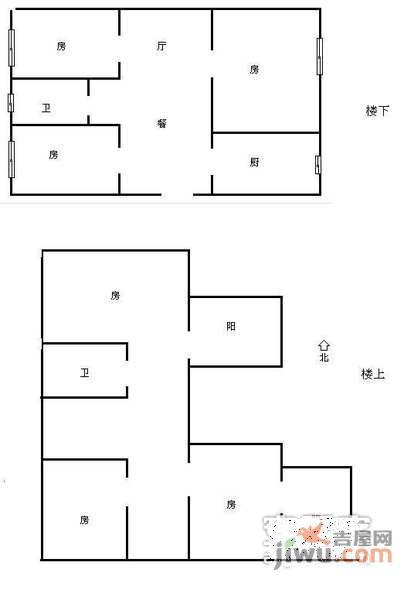 长岛之春5室2厅2卫180㎡户型图