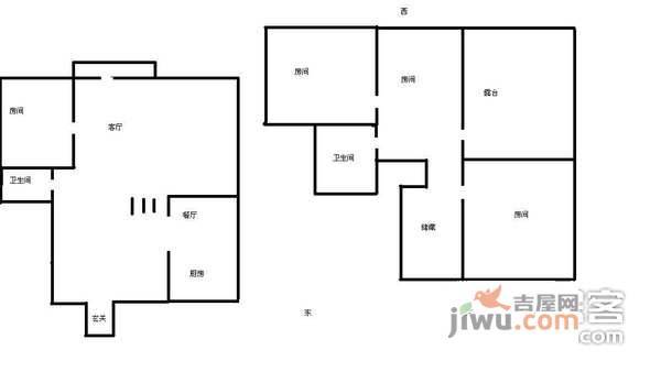 长岛之春5室3厅3卫216㎡户型图