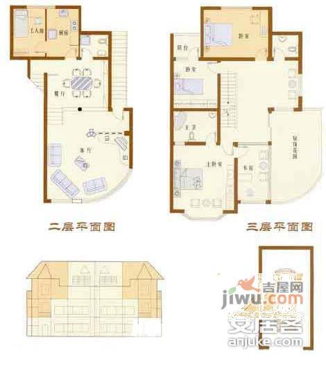 绿野春天家园5室3厅3卫500㎡户型图