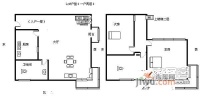 盛世钱塘2室1厅2卫56㎡户型图