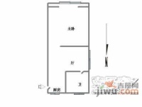 大关西八苑1室1厅1卫43㎡户型图