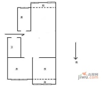 华龙坊2室2厅1卫90㎡户型图